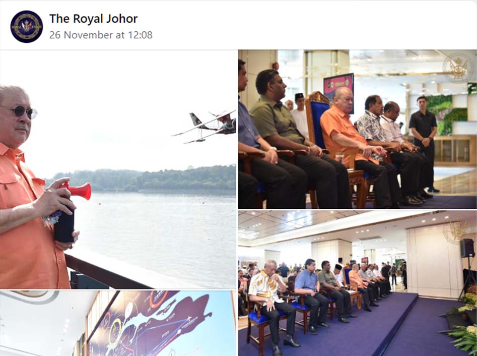 TUANKU SULTAN JOHOR LAUNCHES JOHOR YACHT & RECREATION CLUB AT R&F