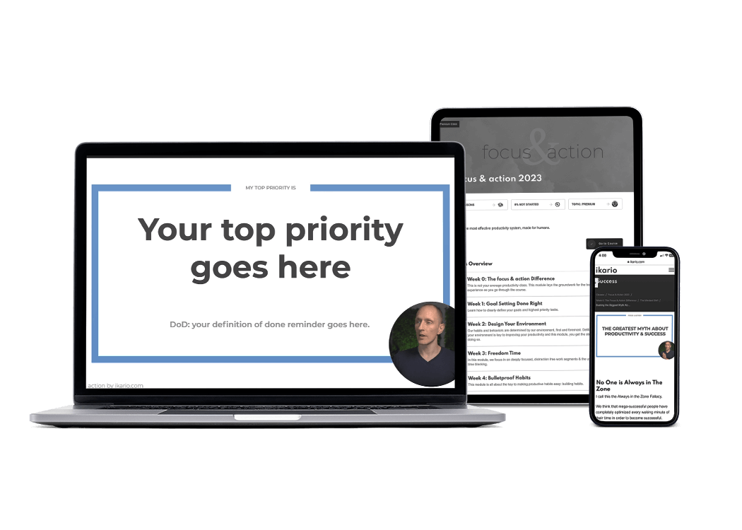 Webinar Productivity Breakthrough focus & action
