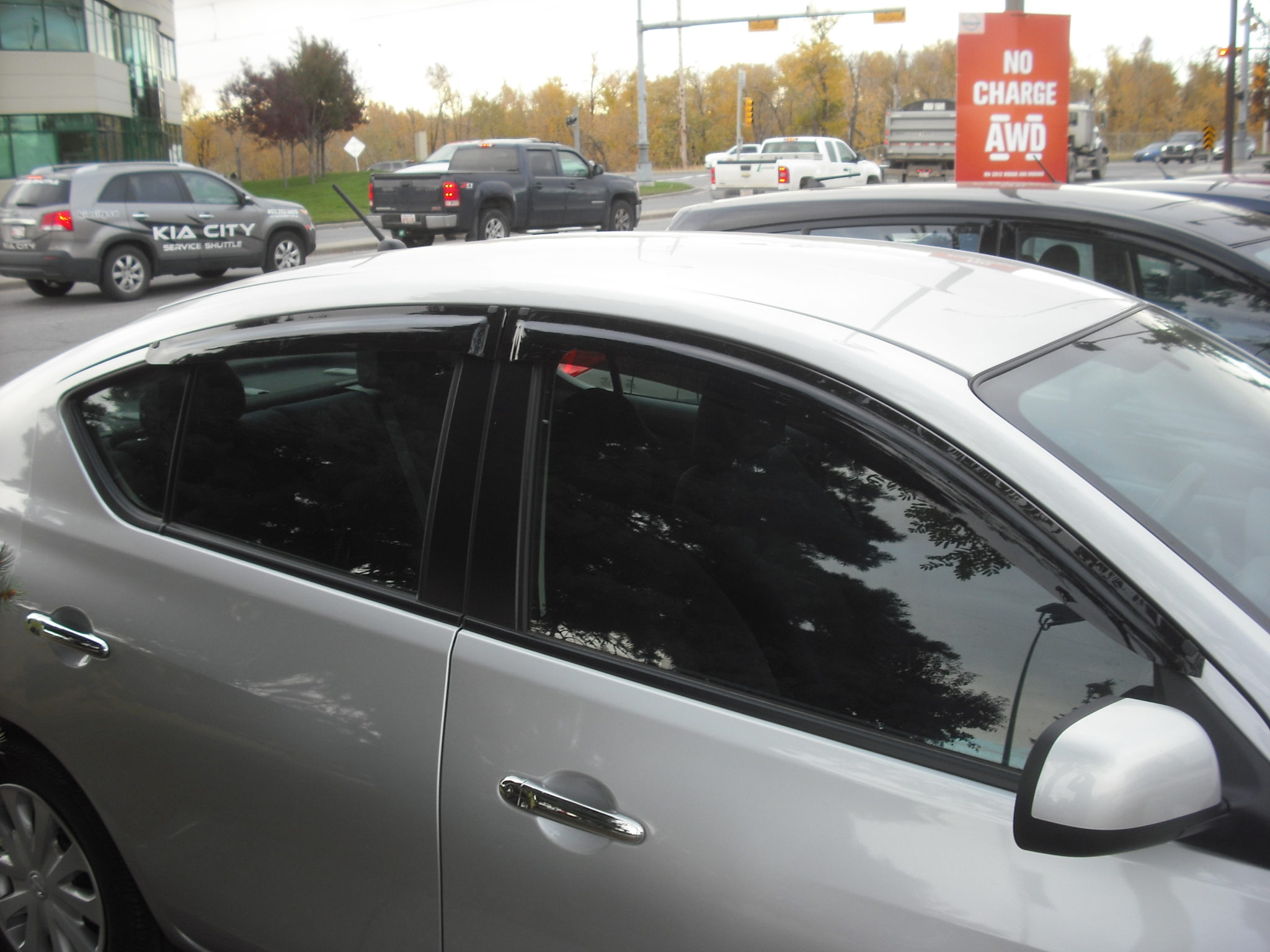 Nissan Versa Sedan (20072011) FormFit Side Window Visors