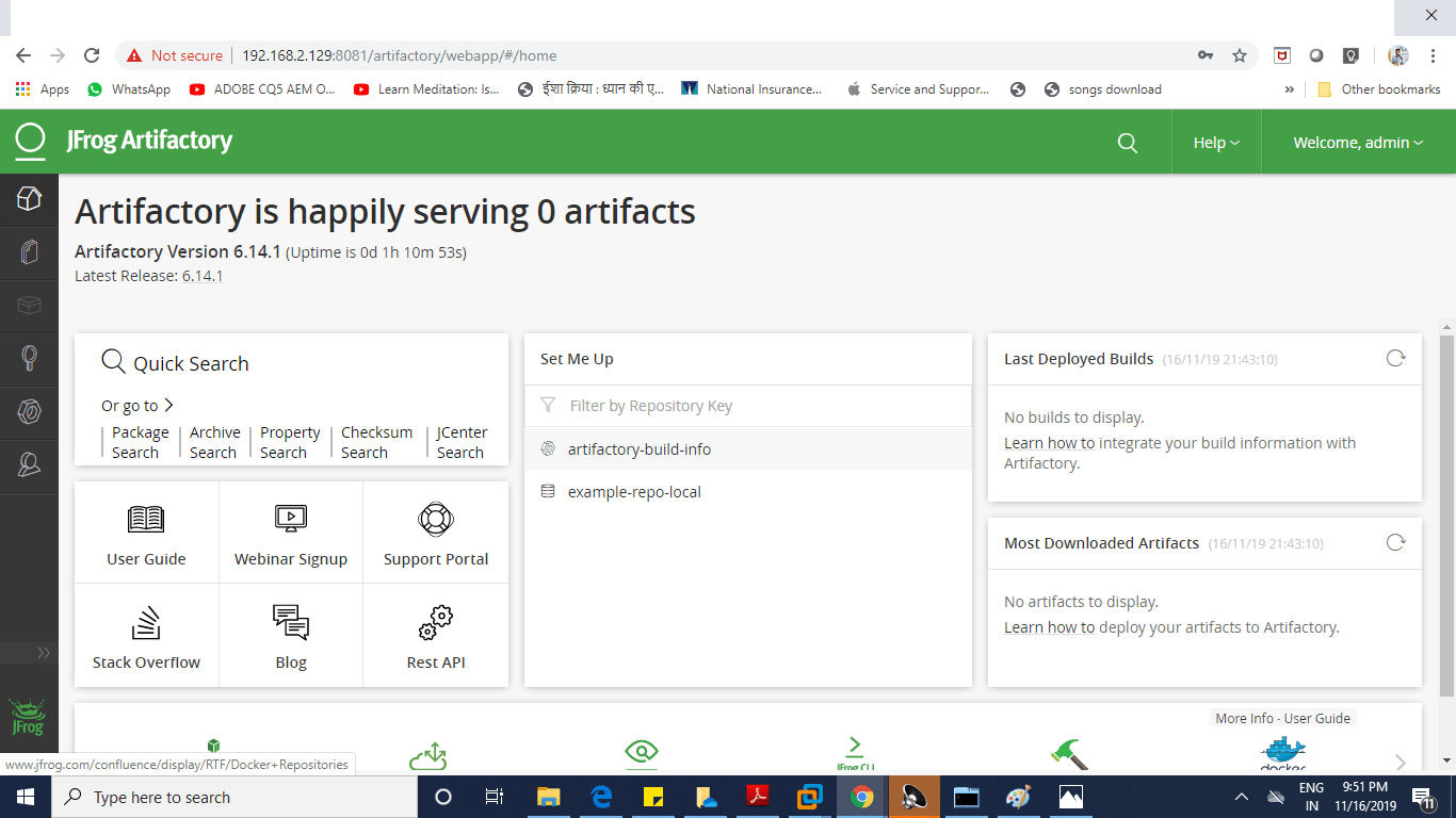 JFROG ARTIFACTORY INFOCENTURION