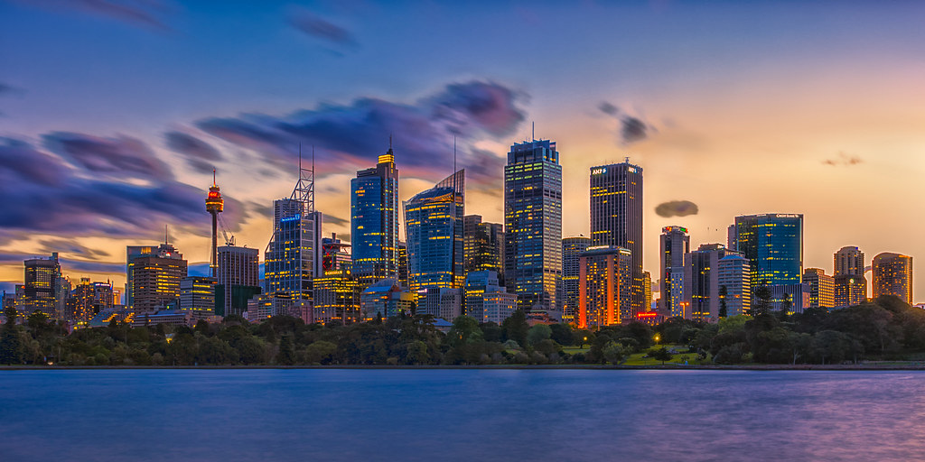 Sydney CBD Skyline Focus Network
