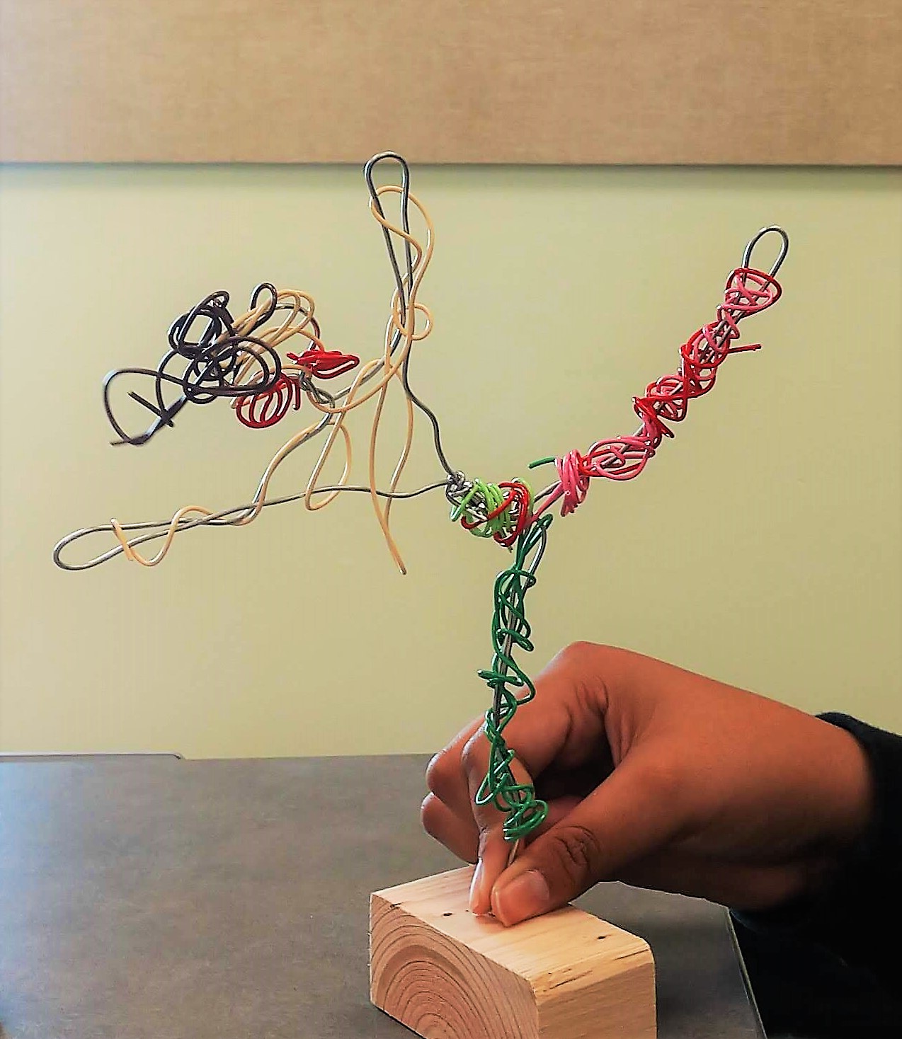 Wire and clay sculpture Focus on the Masters Arts Archive & Library