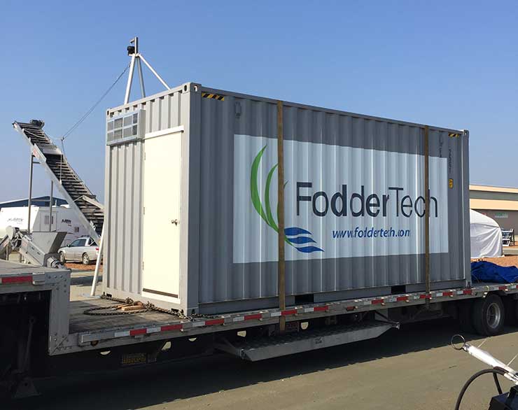 Modular, Containerized Fodder Systems