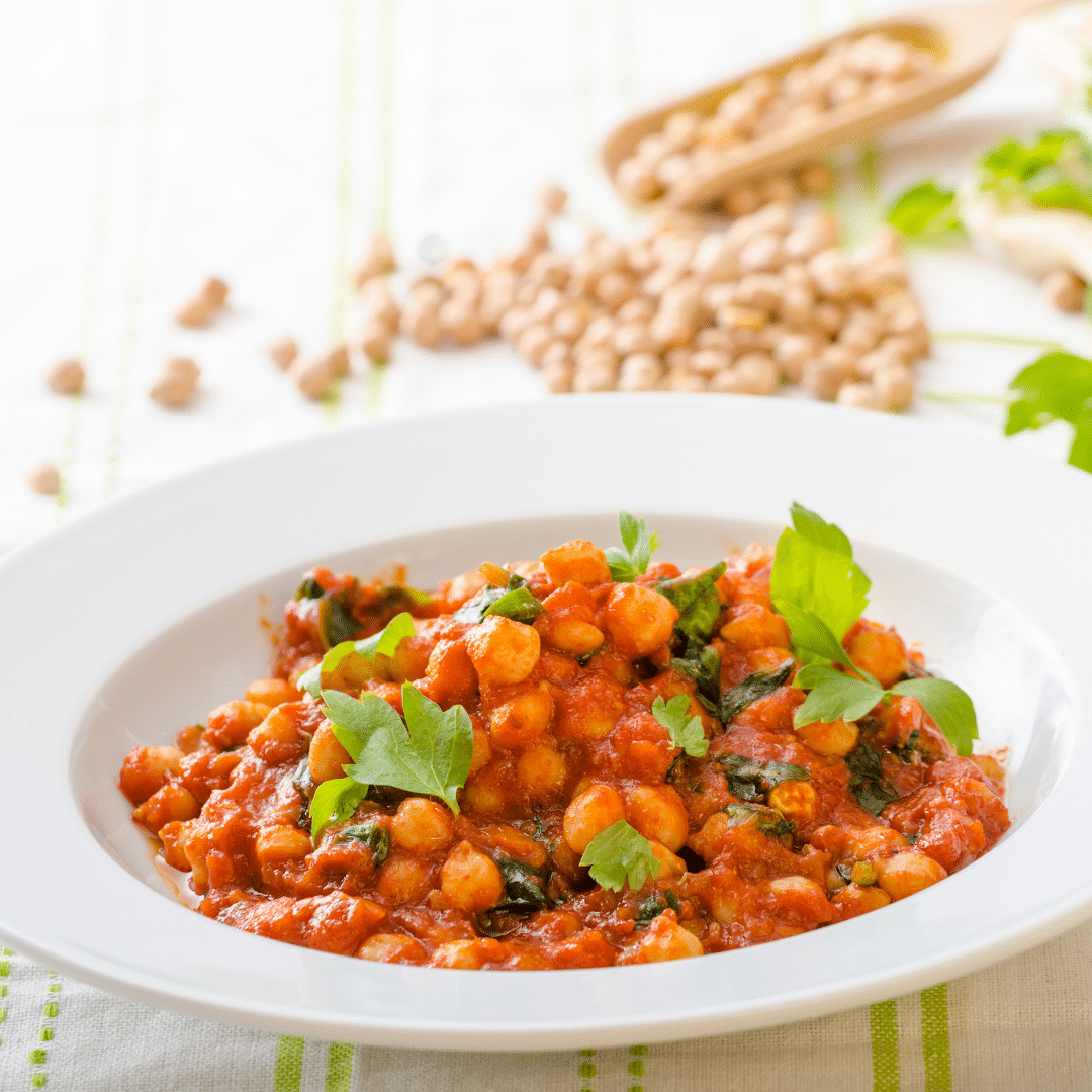 Low FODMAP Roasted Capsicum & Chickpea Tagine FODMAP Friendly
