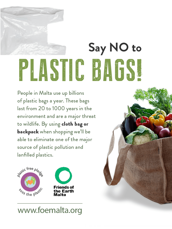 Plastic Free Pledge & Resources Friends of the Earth Malta
