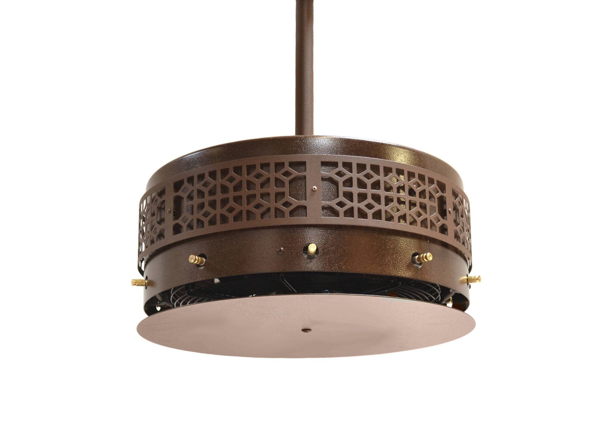 Patio Ceiling Fans With Misters Shelly Lighting