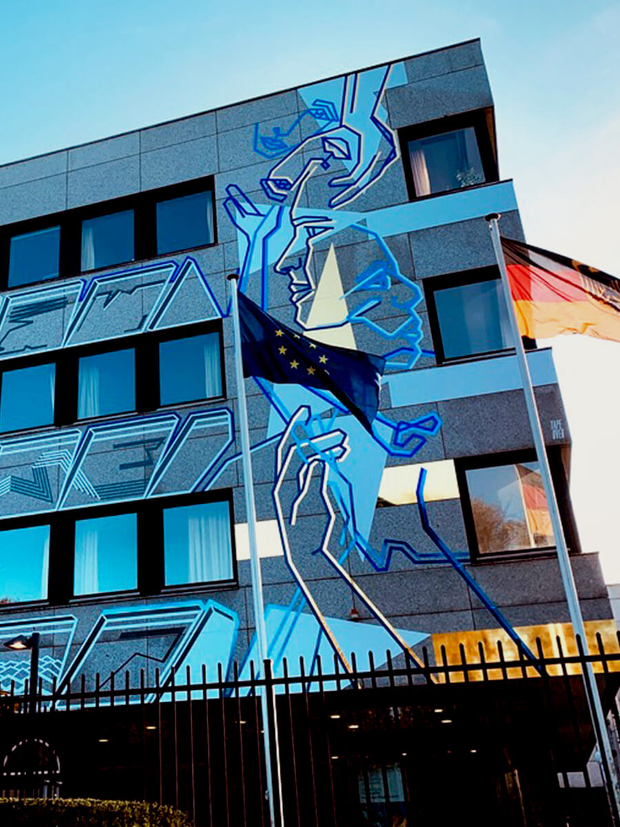 ᐅ TAPE ART KÜNSTLER Street Art & Design für Events buchen.
