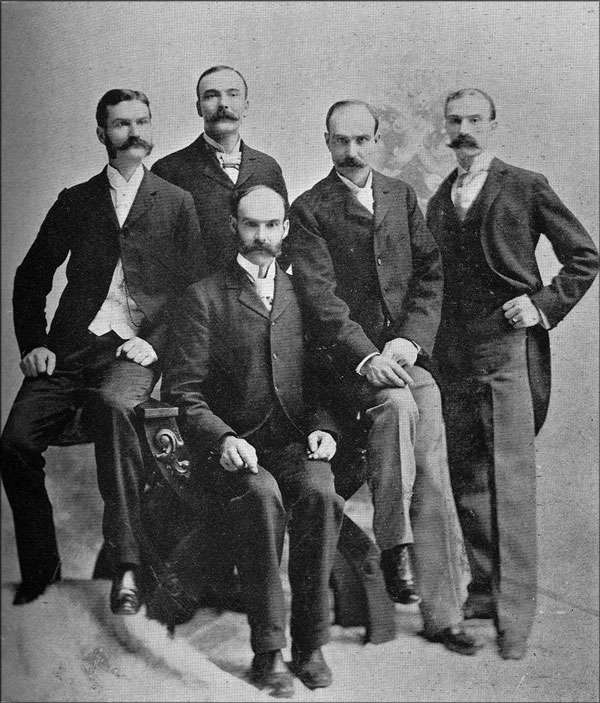 The Ball Brothers from left to right William Charles Ball (18521921