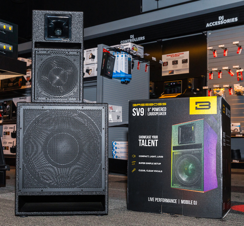 BASSBOSS Now on Display at 33 Guitar Center Locations FOH Front of