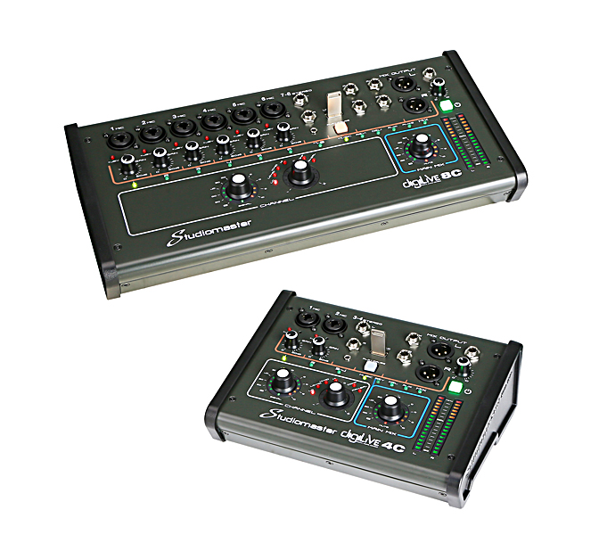 Studiomaster digiLiVE Micro Series Digital Mixers « FOH Front of