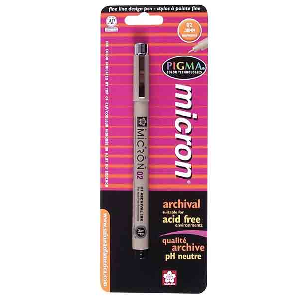 Pigma® Micron® Black Fine Line Design Pen .30mm The Foiled Fox