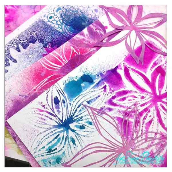 Stencil Girl Deconstructed Bold Lily Mask and Stencil The Foiled Fox