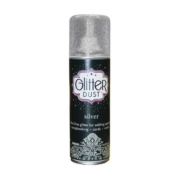 Thermoweb Glitter Dust Aerosol Spray Silver The Foiled Fox