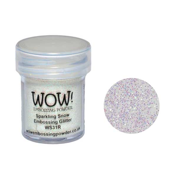 WOW! Sparkling Snow Embossing Glitter Powder The Foiled Fox
