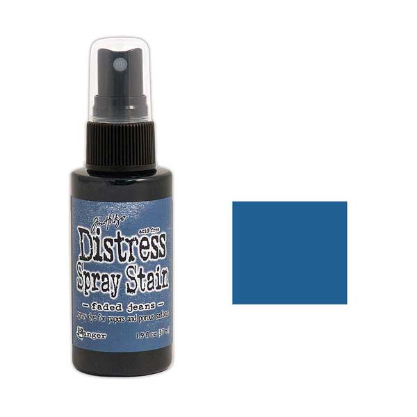 Tim Holtz Distress Spray Stain Faded Jeans The Foiled Fox