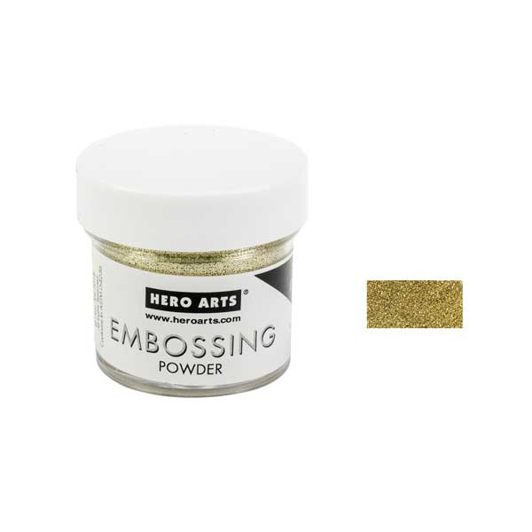 Hero Arts Gold Glitter Embossing Powder The Foiled Fox