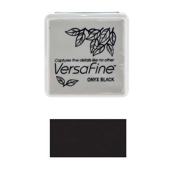 VersaFine Mini Ink Pad Onyx Black The Foiled Fox