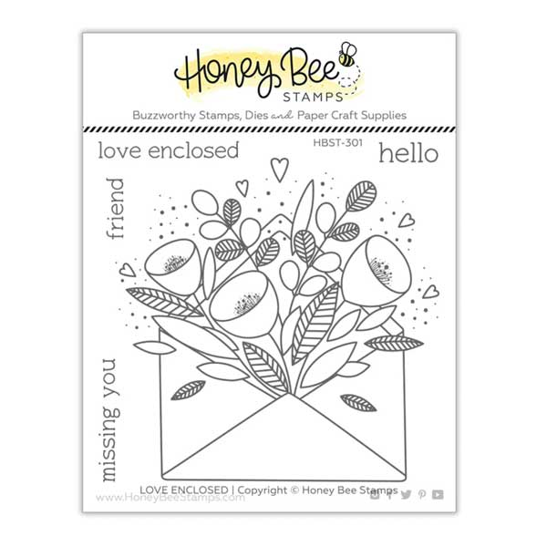 Honey Bee Stamps Pretty Postage Stamp The Foiled Fox