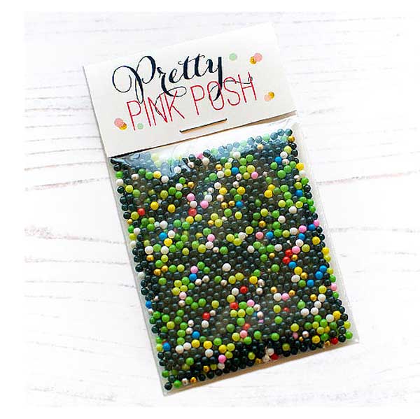 Pretty Pink Posh Christmas Magic Shaker Beads The Foiled Fox