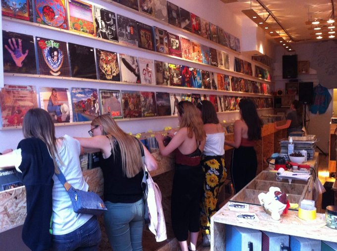 Bringing We're the Ones to Amsterdam record stores… in person Fold