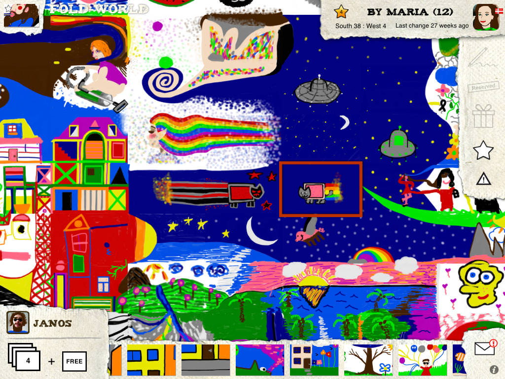 Paint World FoldApps™ Playing Together Creatively, by Cribster