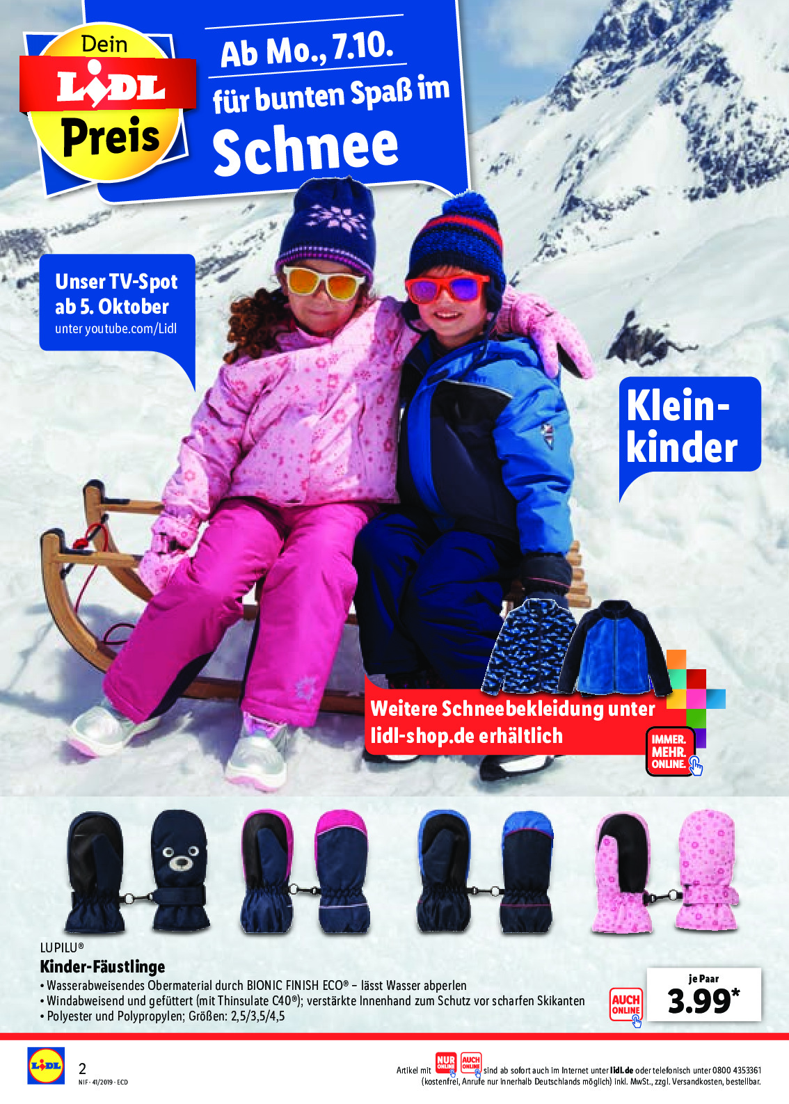 Lidl Prospekt Angebote ab 07.10.2019 bis 12.10.2019 Seite 2