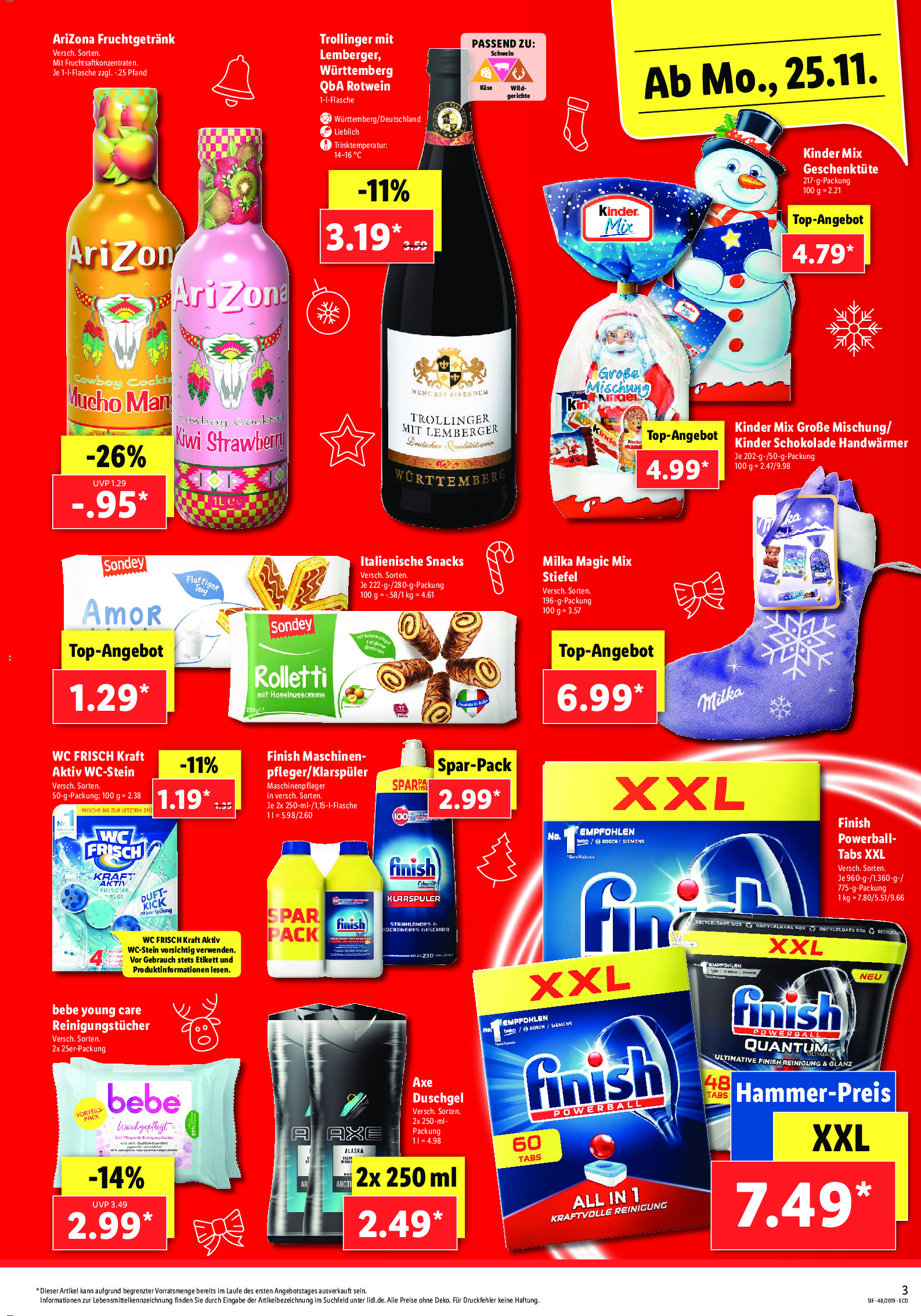 Lidl Prospekt Angebote ab 25.11.2019 bis 30.11.2019