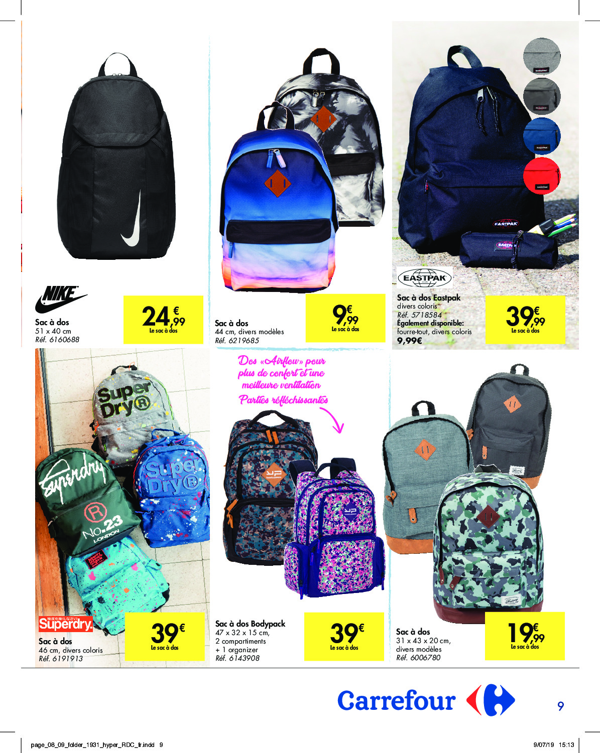 Sac A Dos Carrefour 2019