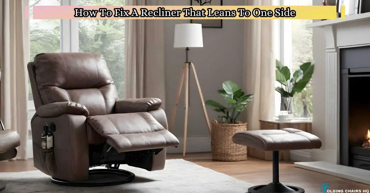 How To Fix A Recliner That Leans To One Side Simple Steps