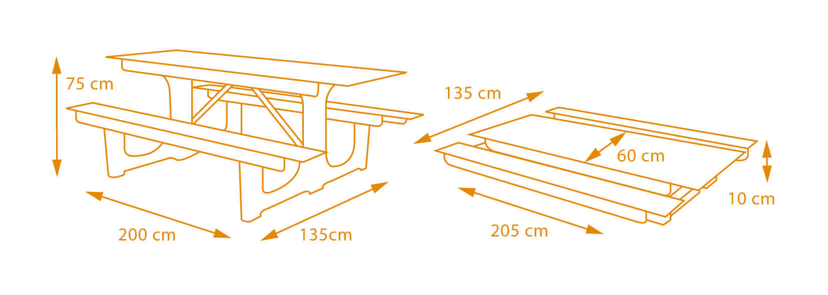 Dimensions - FoldTable