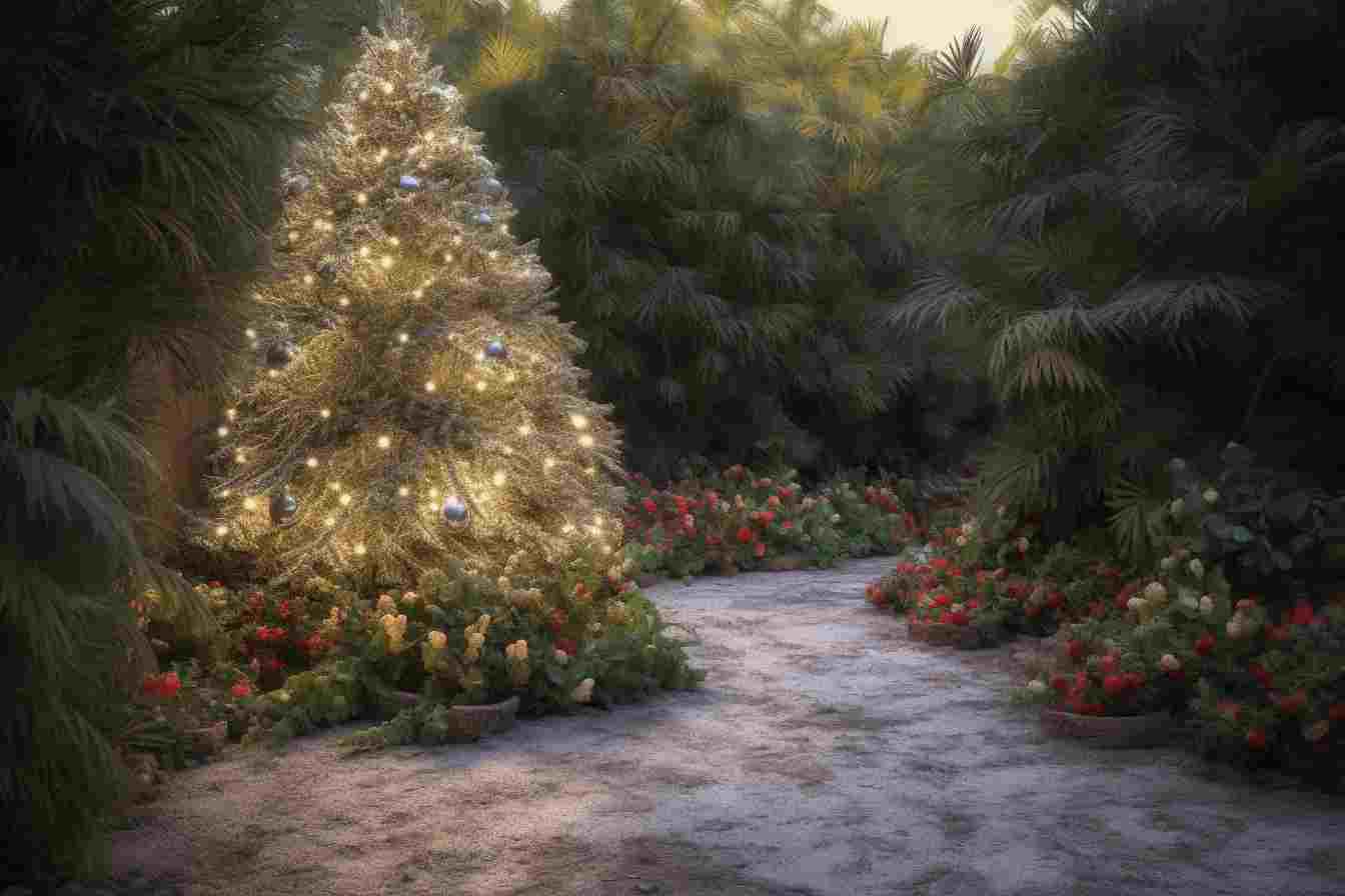 10 Christmas Flower Bed Ideas for a Fun and Festive Garden! Foliage