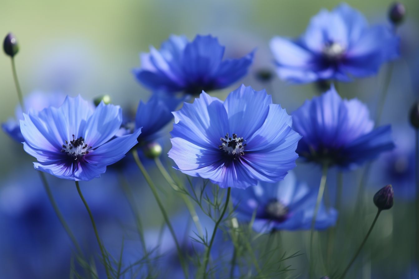 Blue Cosmos Flower Meaning, Symbolism & Spiritual Significance
