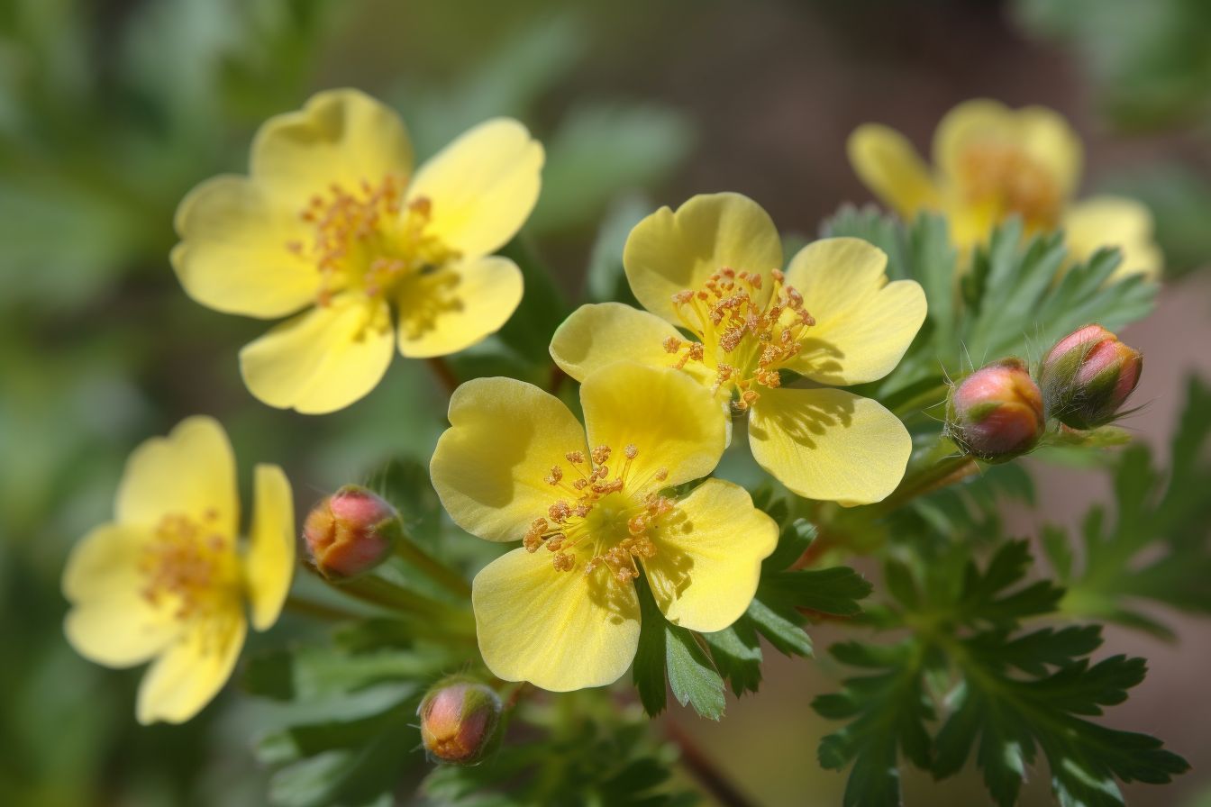 Potentilla Flower Meaning, Symbolism & Spiritual Significance Foliage