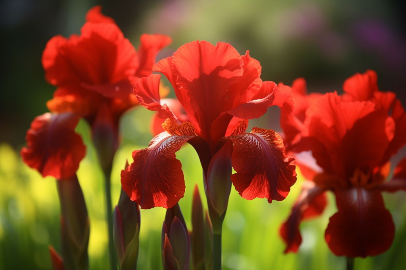 Red Iris Flower Meaning, Symbolism & Spiritual Significance Foliage