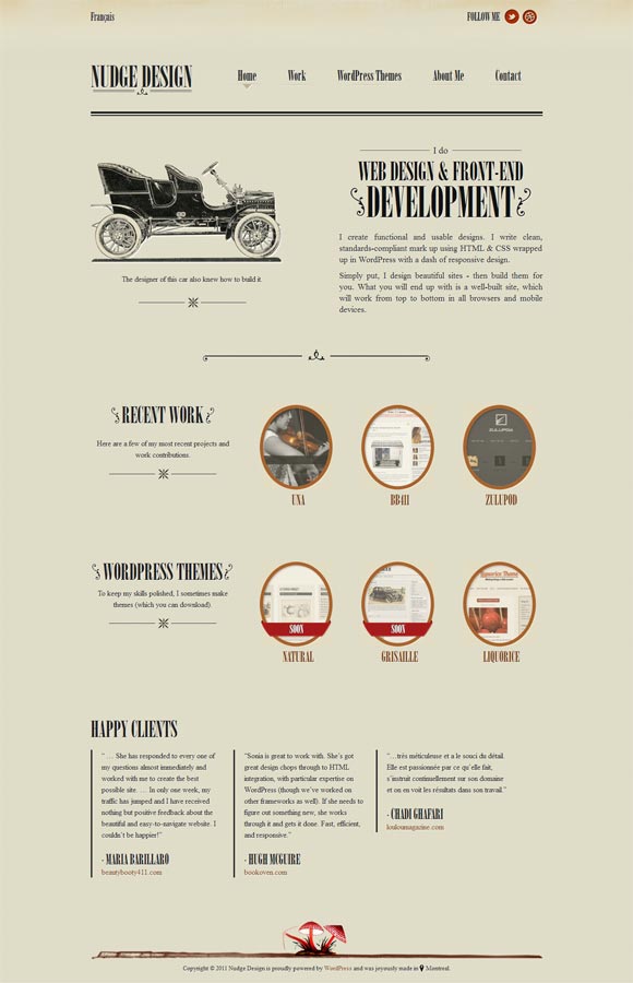 Nudge Design Web Design Folio Focus