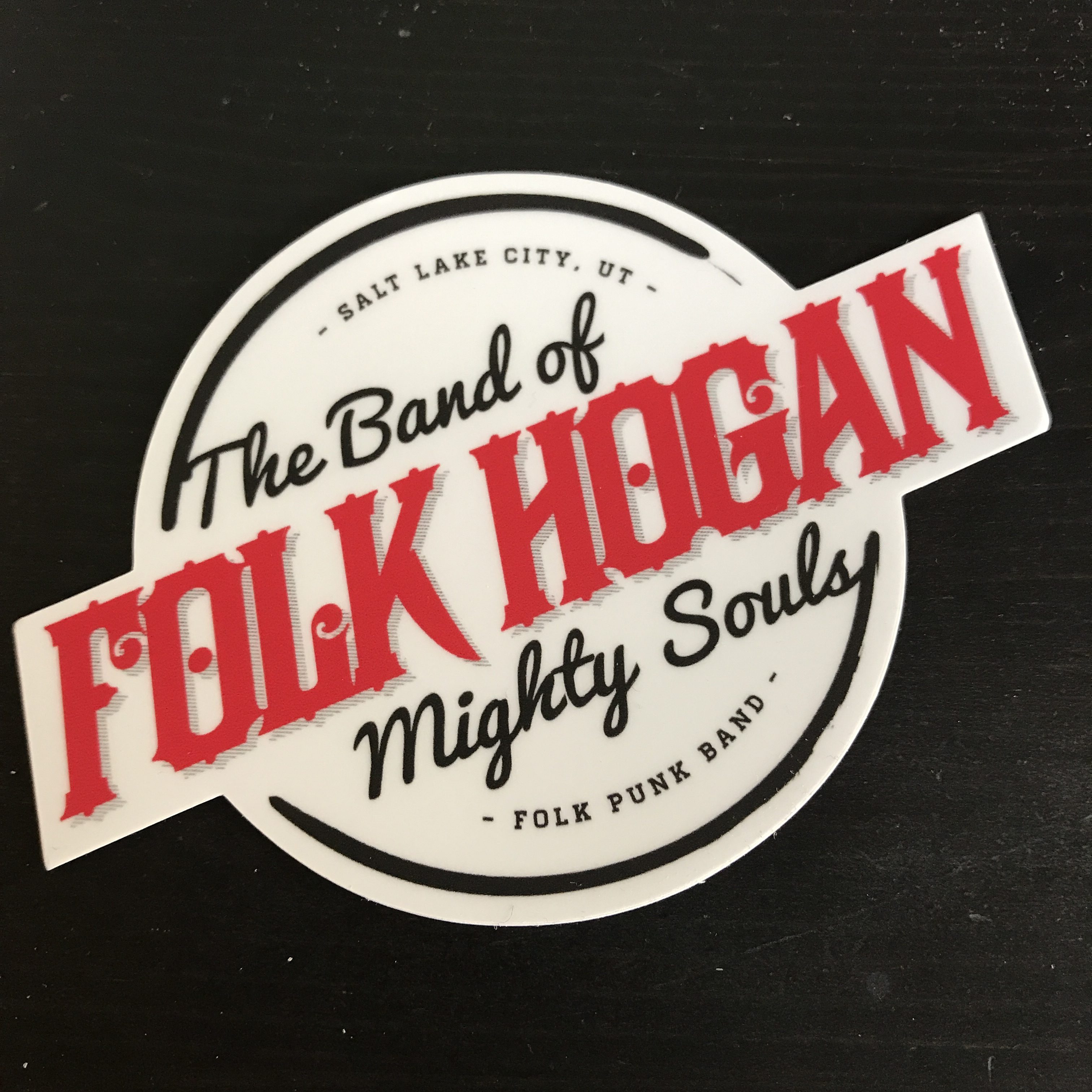 2017 Die Cut Logo Sticker FOLK HOGAN