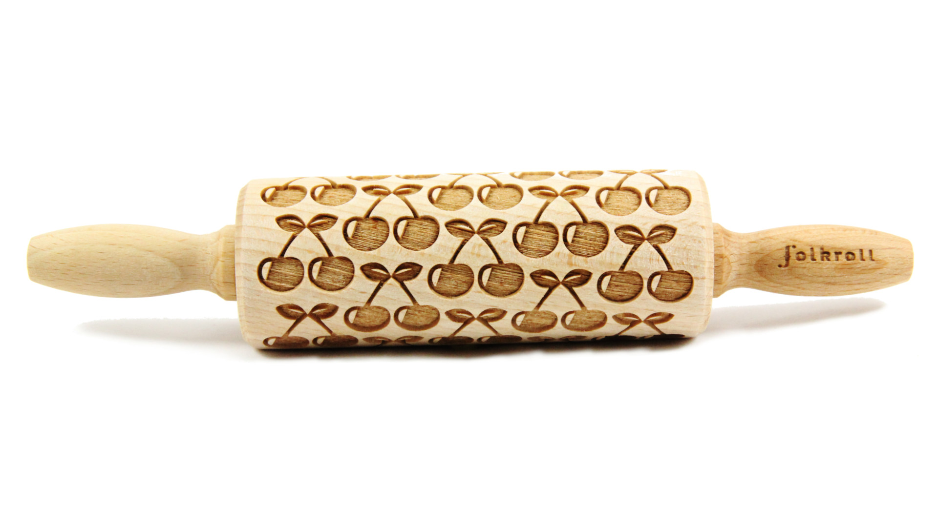 Junior engraved rolling pin Cherry Folkroll