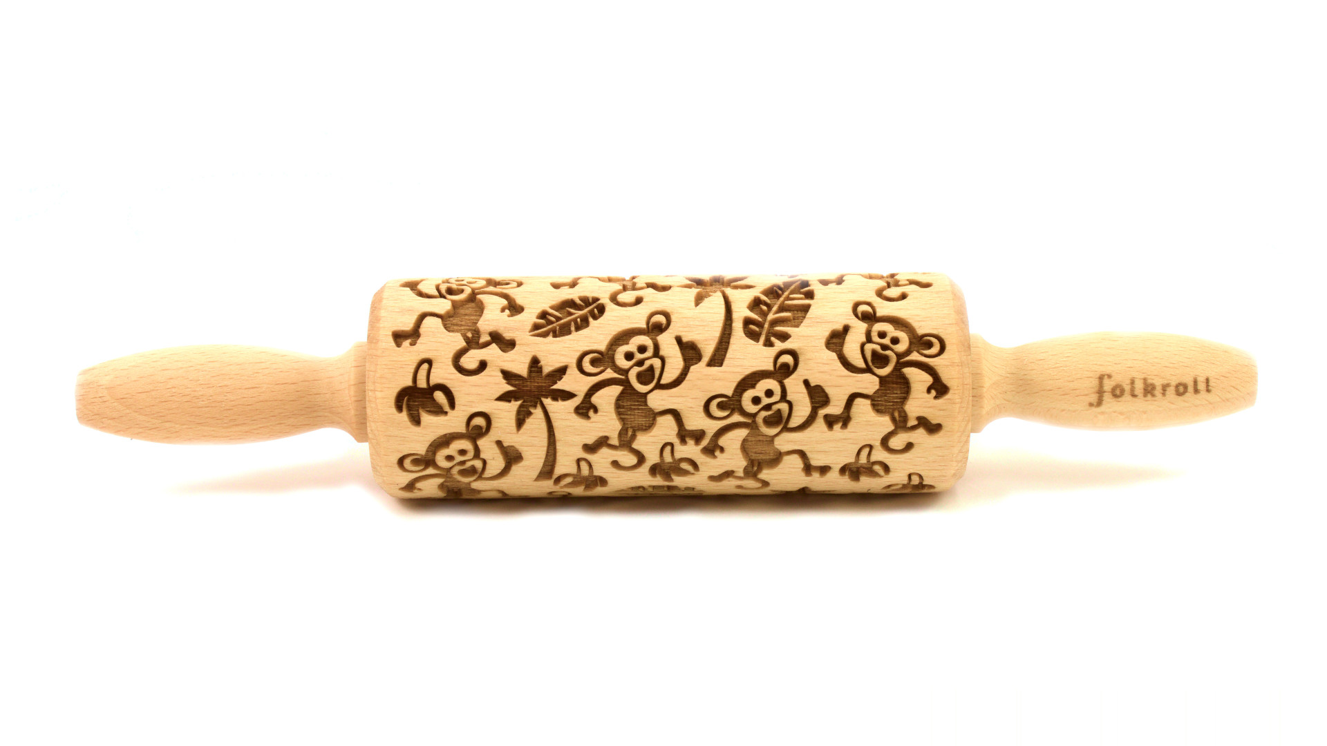 Junior engraved rolling pin Jungle Folkroll