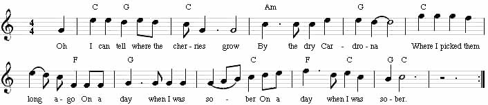NZ FOLK SONG * By The Dry Cardrona