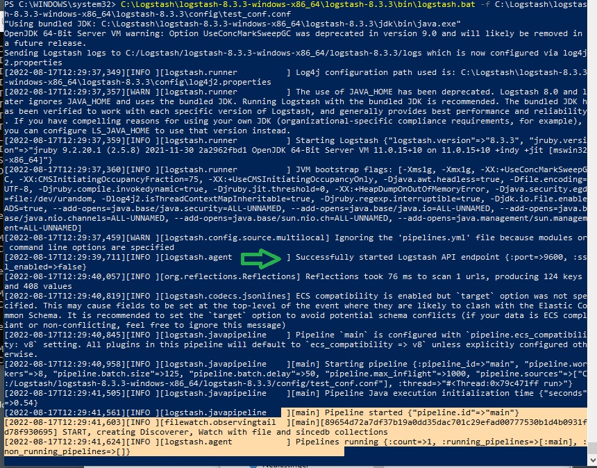 Logstash on windows eloEngineer log out.