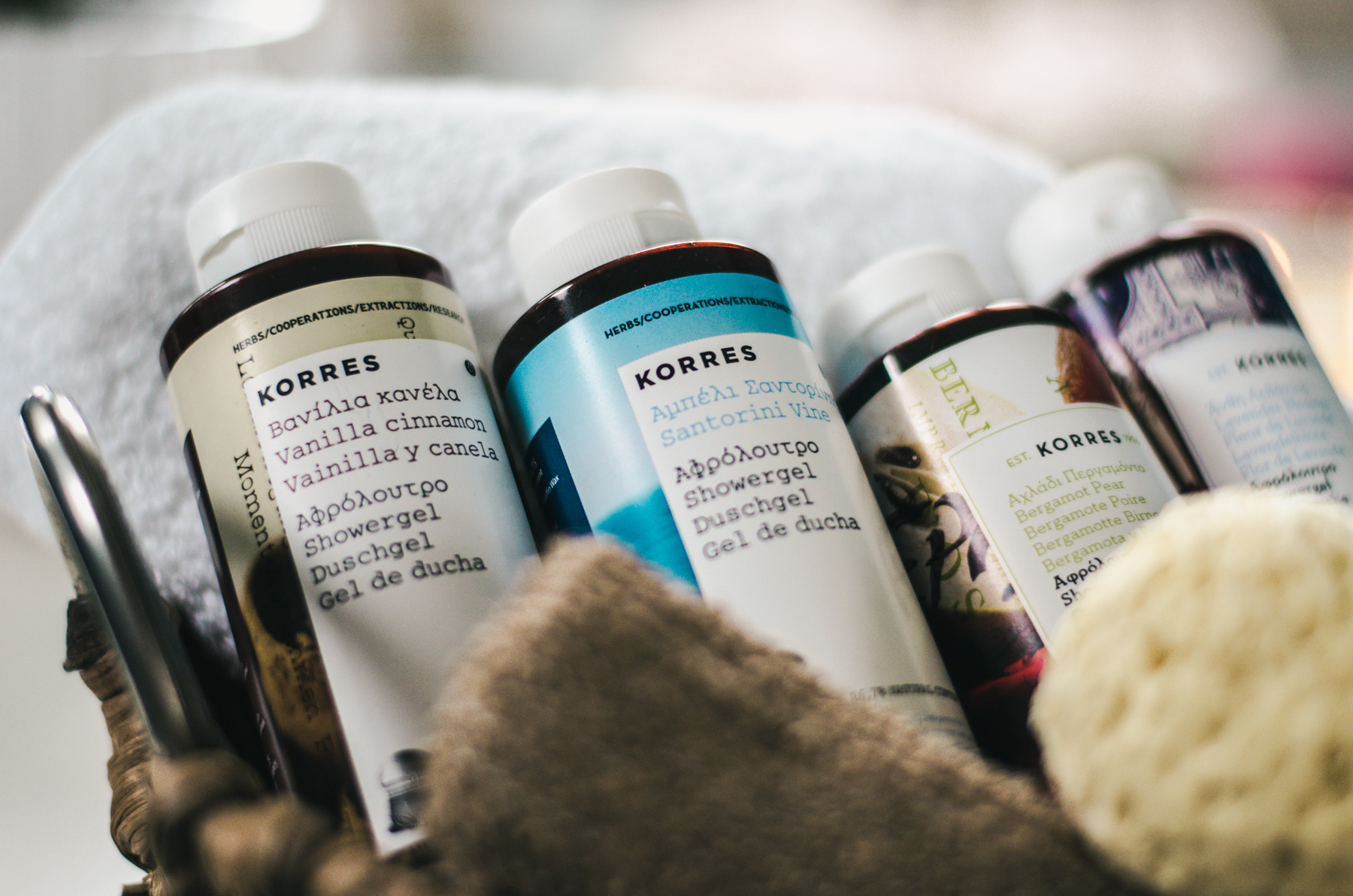 Korres shower gel, body milk & the rest from Greece with love!