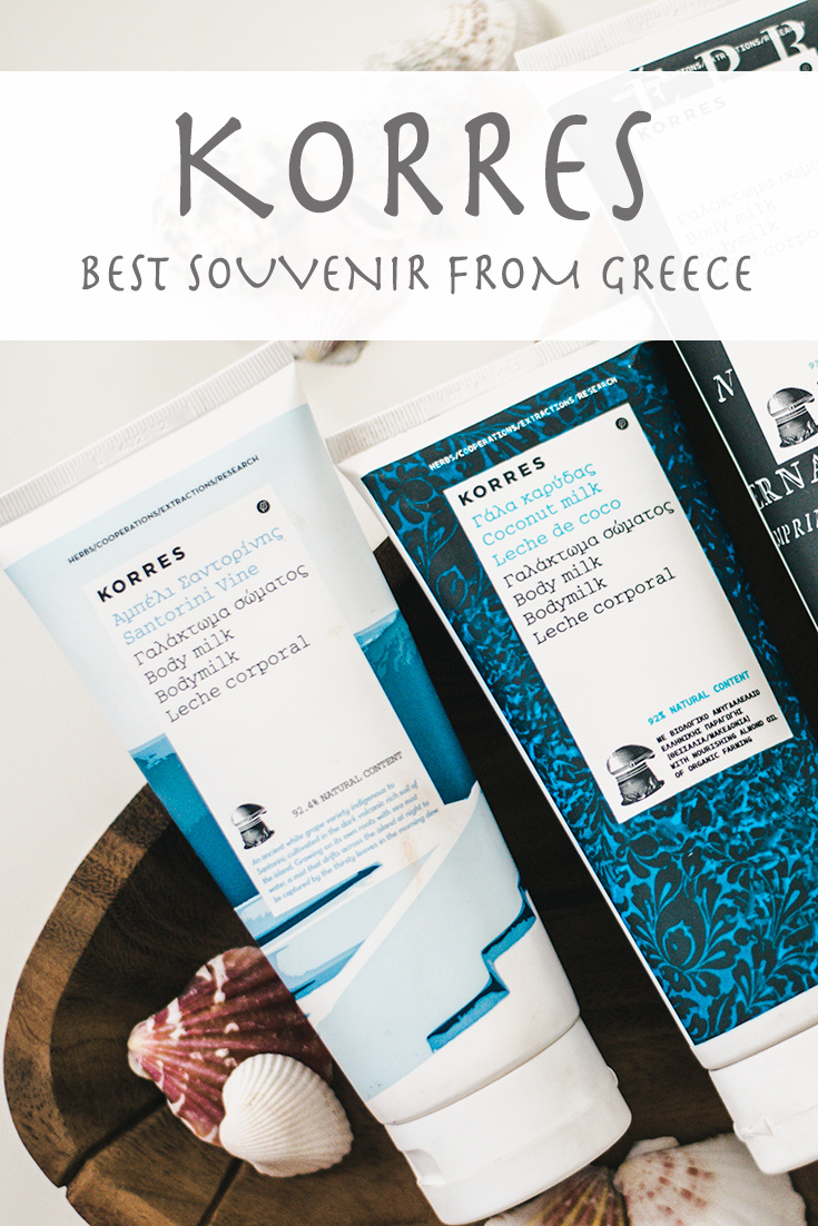 Korres shower gel, body milk & the rest from Greece with love!