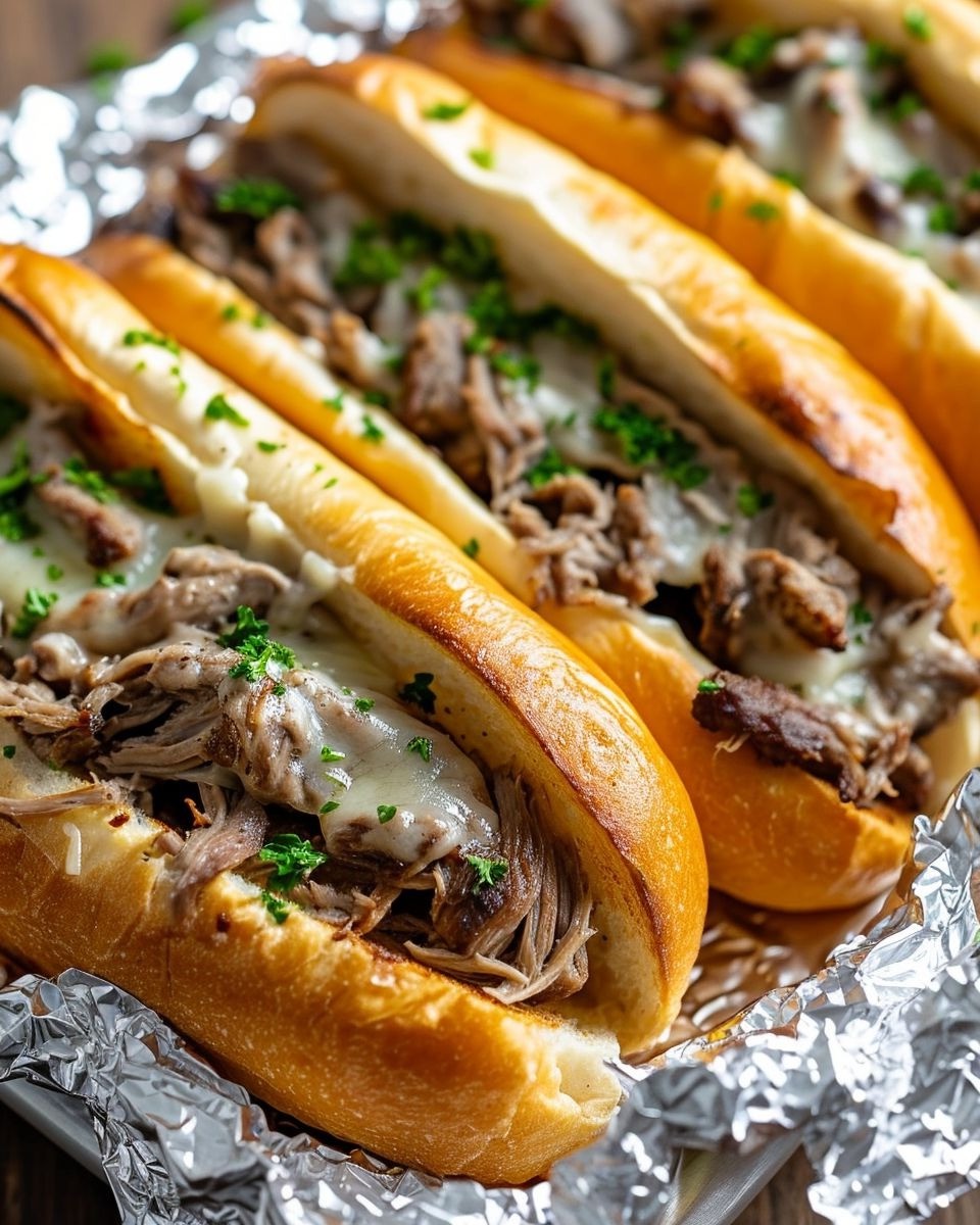 Easy Slow Cooker French Dip Sandwiches FOLNEM