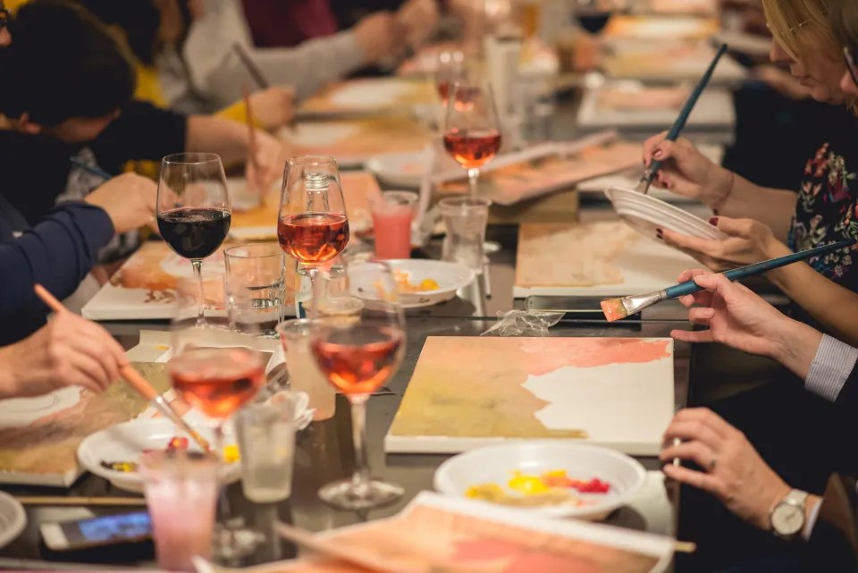 Sip and Paint The Perfect Blend of Creativity and Relaxation