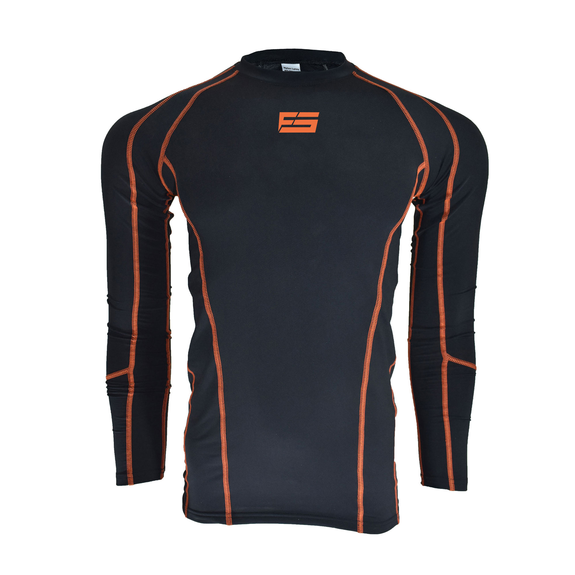 THERMAL FULL SLEEVE SHIRT (TMFS001) ORANGE Fonce Sports
