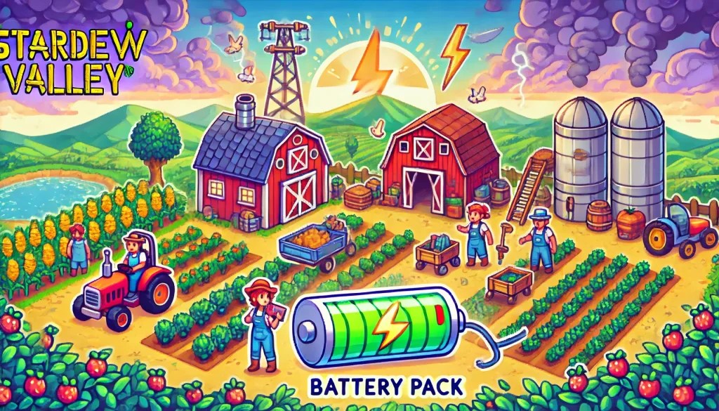Stardew Valley Battery Pack How to Get It & Use It?