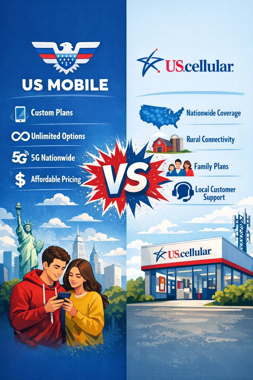 Us Mobile Vs Us Cellular The 2026 Showdown Fones Counter