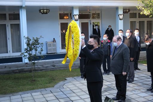 經國先生逝世33週年  江啟臣率黨務主管頭寮謁陵