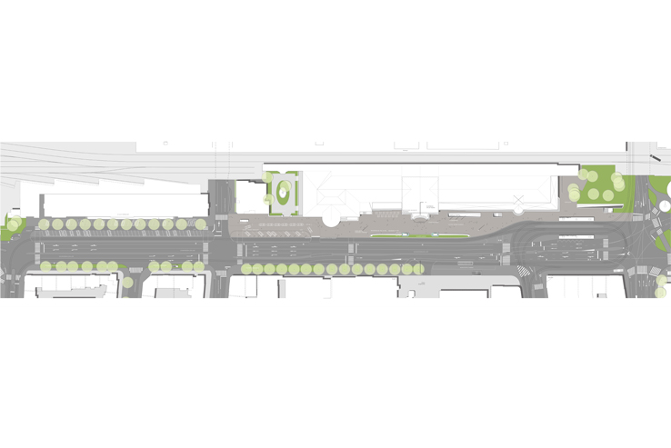 Badischer Bahnhof Fontana Landschaftsarchitektur Basel