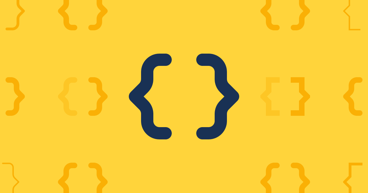Brackets Curly Regular Icon Font Awesome